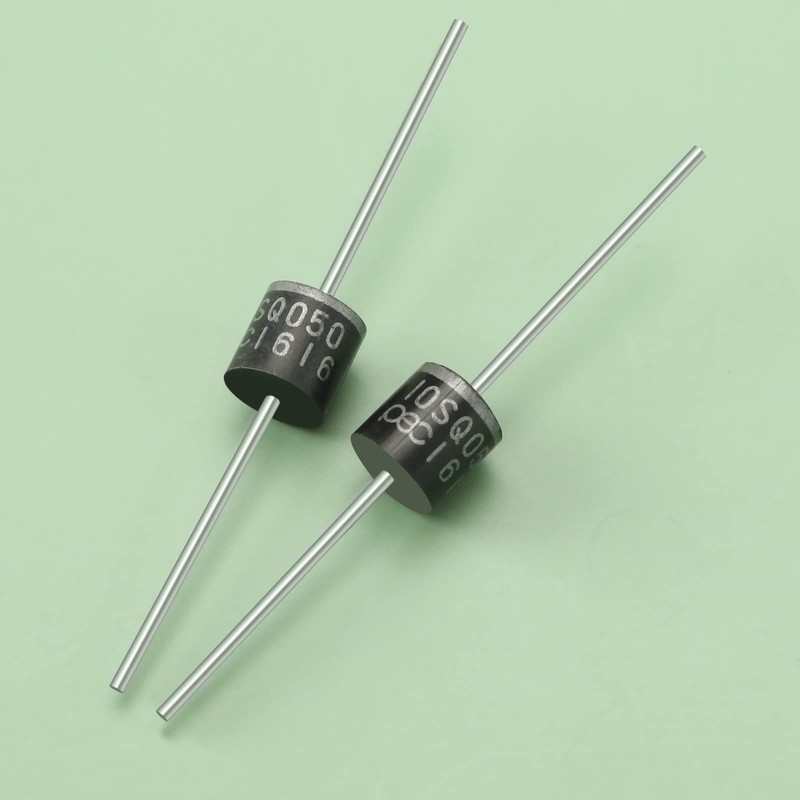 YINETTECH Schottky Diode 10A 50V Axial 10SQ050 for Solar Panel