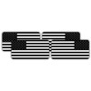 Reflective Stealthy American Flag Hard Hat Stickers | Black Ops