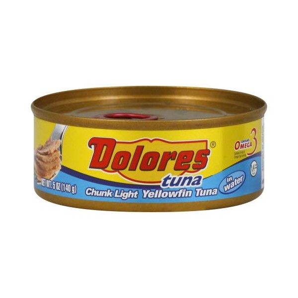 Dolores Chunk Light Yellowfin Tuna in Water, 5 Ounce