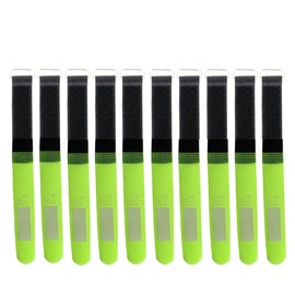 Infitronic PRO Velcro Cable Ties with Labelling Field and Metal Eyelet 16 mm x 160 mm (Yellow)