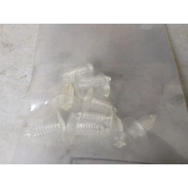 Unbranded/Generic Package of 10 plastic screws 3/4" long by 1/4" inch diameter