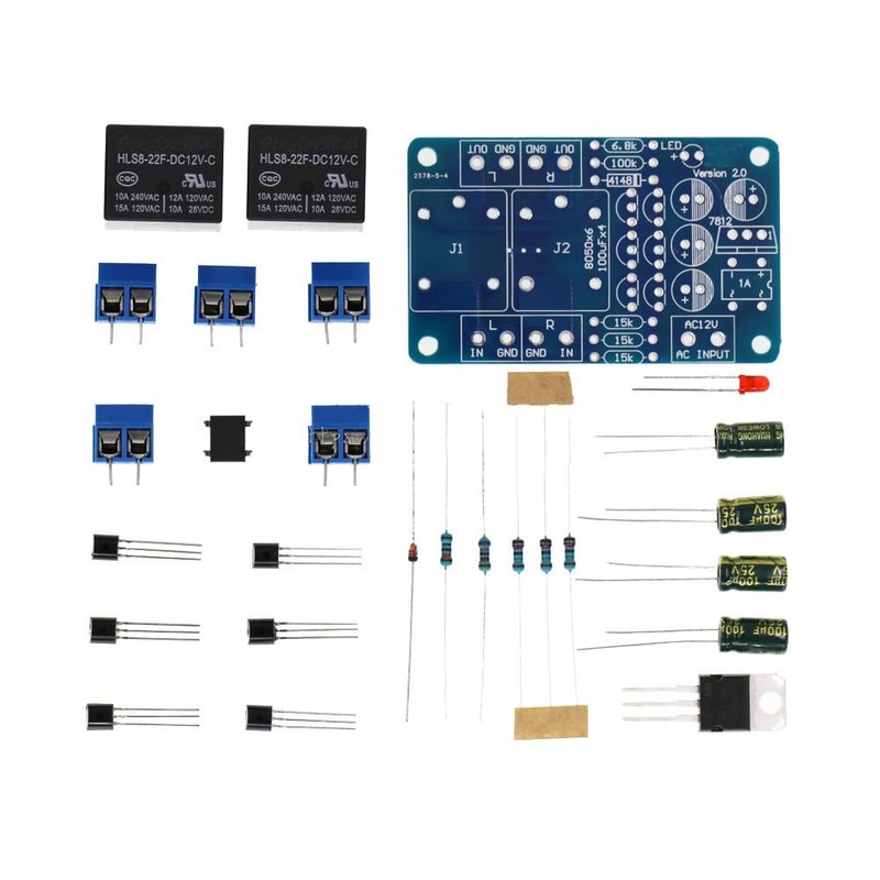 Speaker Protection Module, 10A AC12-15V Dual Channel Speaker Protection Circuit
