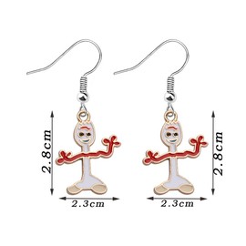 TGBJE Forky Earring, Copper, 18 inches, Polished, Push Back, Nickel Free