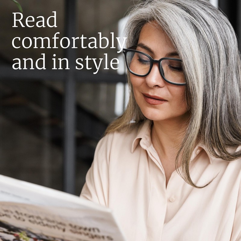 NOVIVON reading glasses Clear 2.0