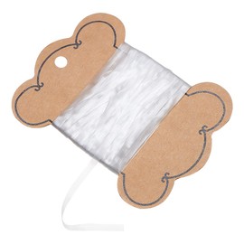 NBEADS NBEADS 32.8 Yards Elastic Clear Bra Strap, Transparent Elastic Strap 10mm Invisible Frosted Bra Straps Flexibility Clear Elastic for Women DIY Bra Cloth Sewing Project