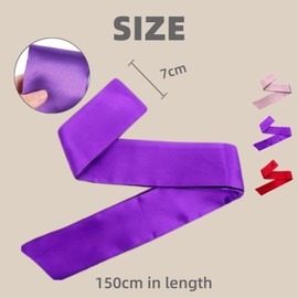 HAPNEWEY 3PCS Satin Blindfolds for Adults Play Ultra-Soft & Adjustable Hand Ties for Sensory Play, Party Games, Couples Fun - 100% Blackout Sleep Mask Set in Multiple Colors