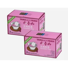 Yama Moto Yama Jasmine Scented Green Tea 32g (2 Packs, 32 Tea Bags)