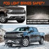 DRFG LED Fog Light with DRL Compatible for Chevy Silverado