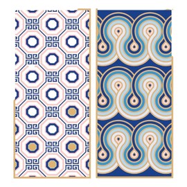 WerkShoppe Greek Key Tiles Go Big Towel