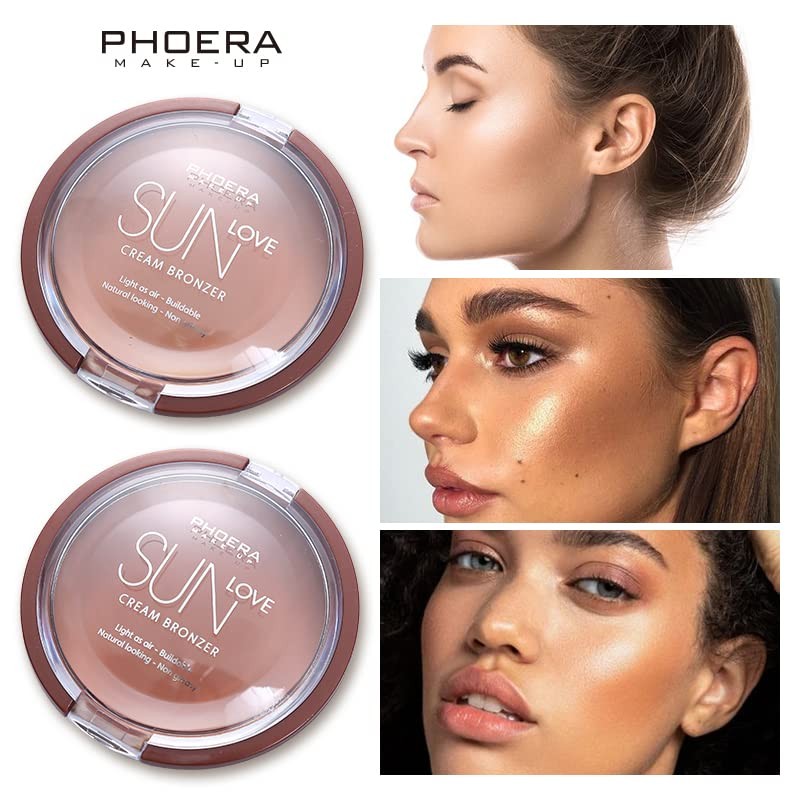 Phoera Blendable cream bronzer sun love cream natural looking matte