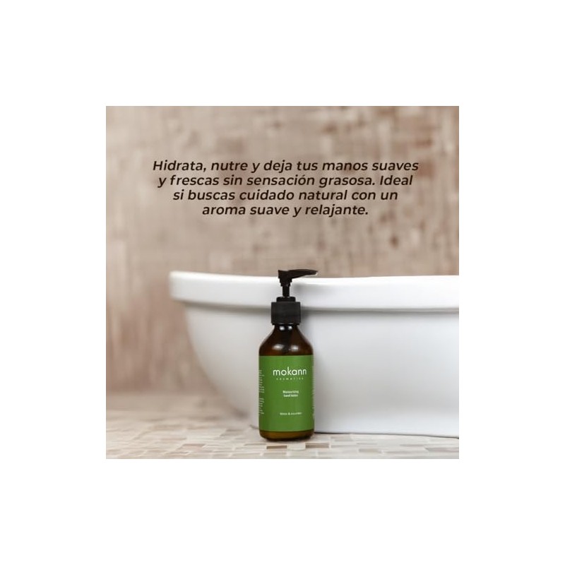 Mokkan Locion para Manos Melon Pepino Hidratante Aceites Naturales 100ml