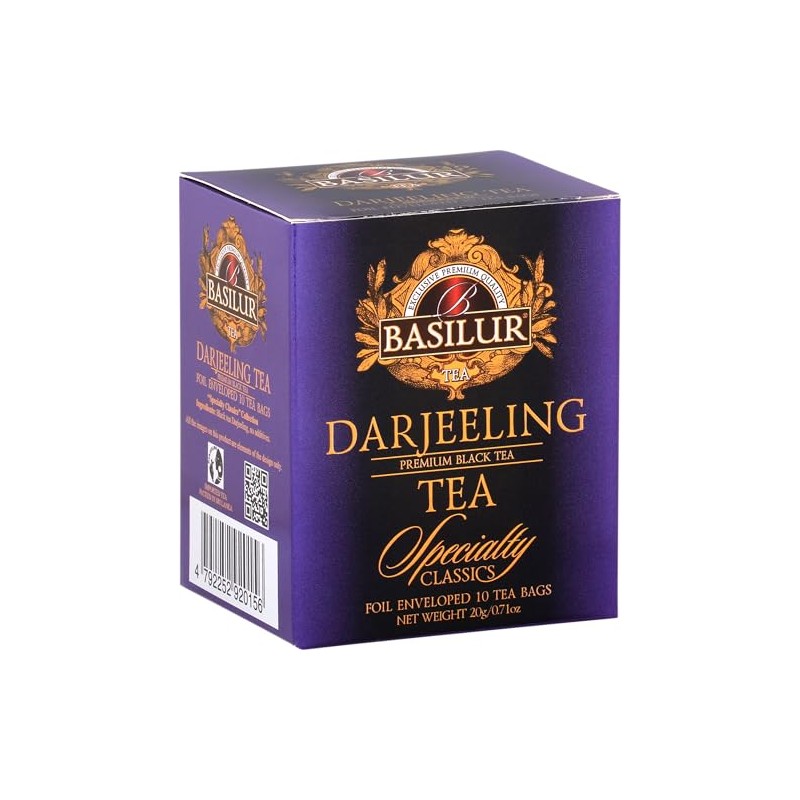 Basila Tea BASILUR TEA Darjeeling Tea Bags 10 Bags
