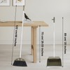 Upgrade Broom with Dustpan Combo Set,48'' Long Handle Stiff Broom