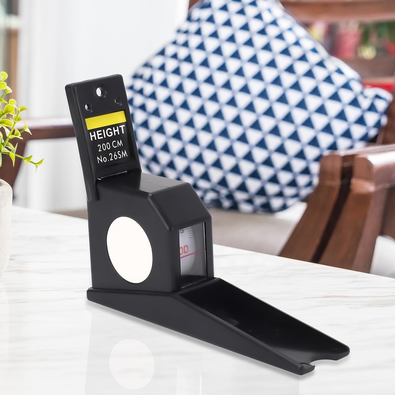 2m Retractable Wall Mounted Height Meter, Portable Height Measurement Device