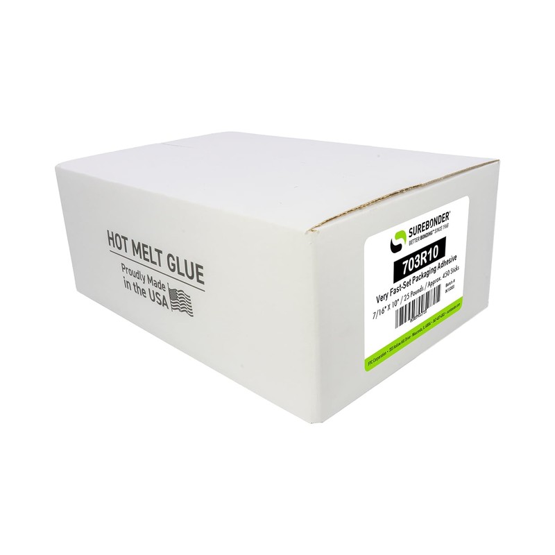 703R10 Full Size 10" Fast Set Hot Glue Stick -