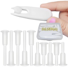 BESTRIO Yoga Ball Plug, Exercise Ball Plug, Exercise Ball Plug Replacement Kit, Fitness Ball Plug Replacement Yoga Ball Plug Replacement Plug for Exercise Ball, 12 PCS (Small and Large)