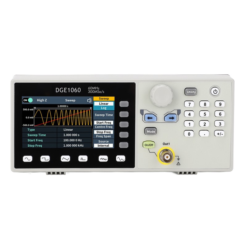 Single Signal Generator 60MHz Wide Amplitude and Frequency Range Arbitrary