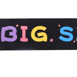 Topfunyy Big Sister Sash Black Spot Baby Shower Sash for Baby Shower Big Sister Will Party Decoration