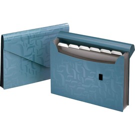 Pendaflex Essentials Expanding File, Polypropylene, 7 Pockets, 13.5 x 9 Inches, Blue (01158)