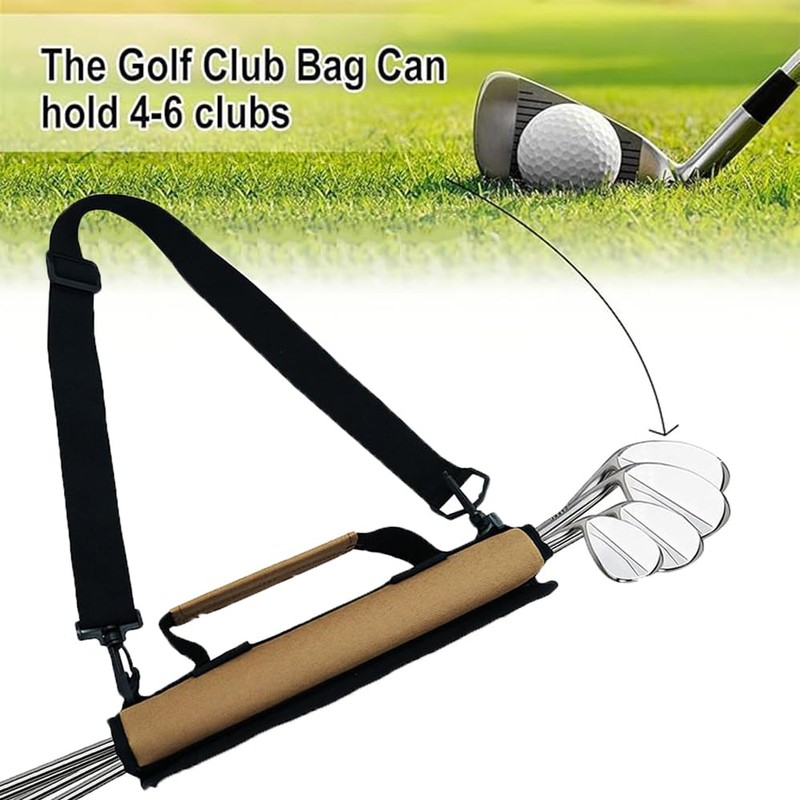 Golf Club Bag Mini Lightweight, Adjustable Golf Bag Carrier, Portable
