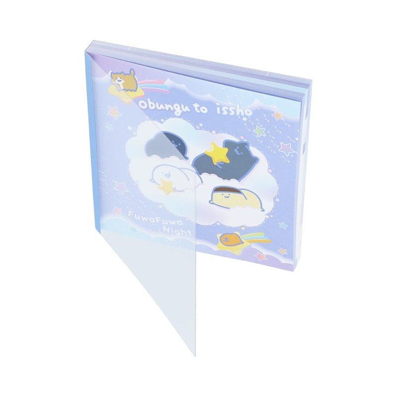 Sunstar Stationery S2847051 Stationery Goods, Memo, Square, Fluffy Night