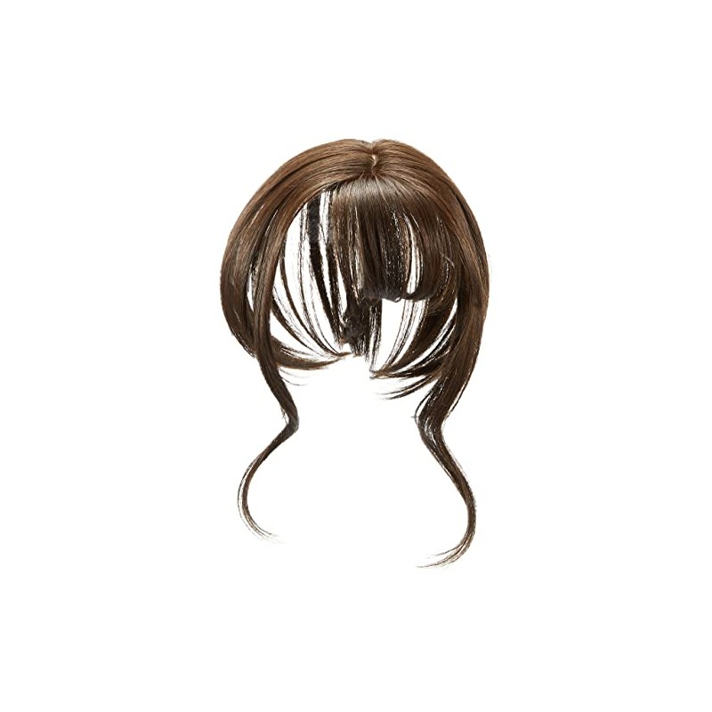 Priscilla TFX-106-TDB Fluffy Hand-planted Whorl Bangs Wig, Nude Curl Bangs,