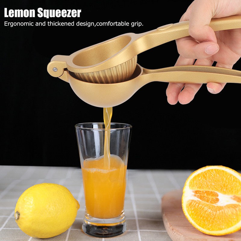 Zinc Alloy Manual Lemon Squeezer Citrus Orange Fruit Press Juicer
