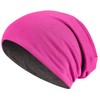 Hatstar Long Slouchy Beanie, 2-in-1 Reversible Jersey Hat in 45