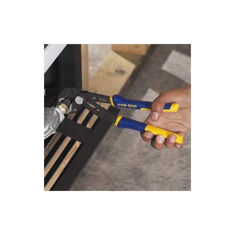 IRWIN VISE-GRIP Tools GrooveLock Pliers, V Jaw, 6-inch (4935351), Black,