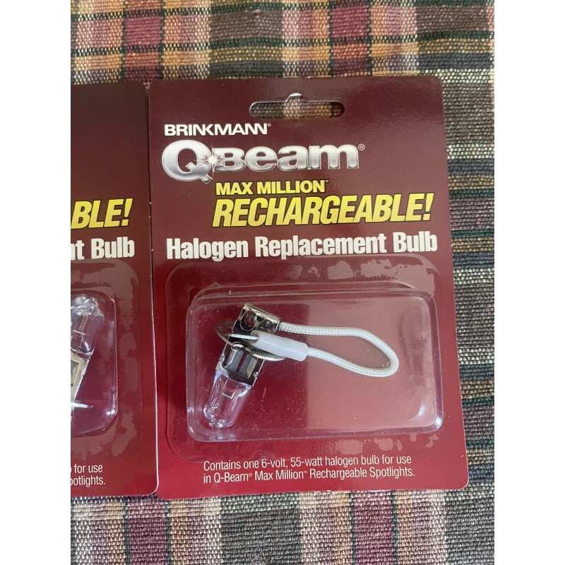 Brinkmann Q-Beam Max Million Rechargeable Halogen Replace Bulb 6 Volt