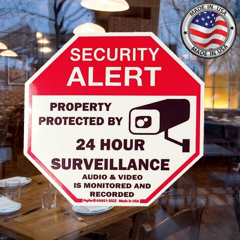 Psyfer Fade-Free UV Security Window Stickers 6 Pack 2⅝ Inch