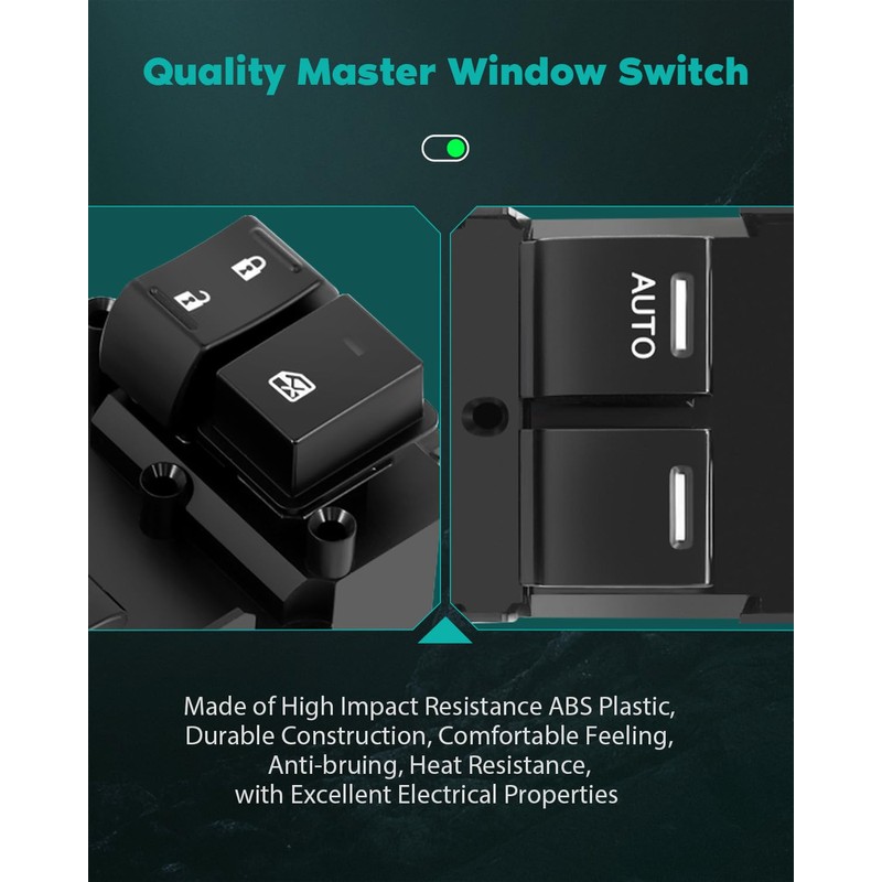 SCITOO Power Window Switch Driver Side for Honda Accord 2013-2017