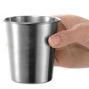 Tosnail 8 Pack 8 oz Stainless Steel Cups, Small Metal