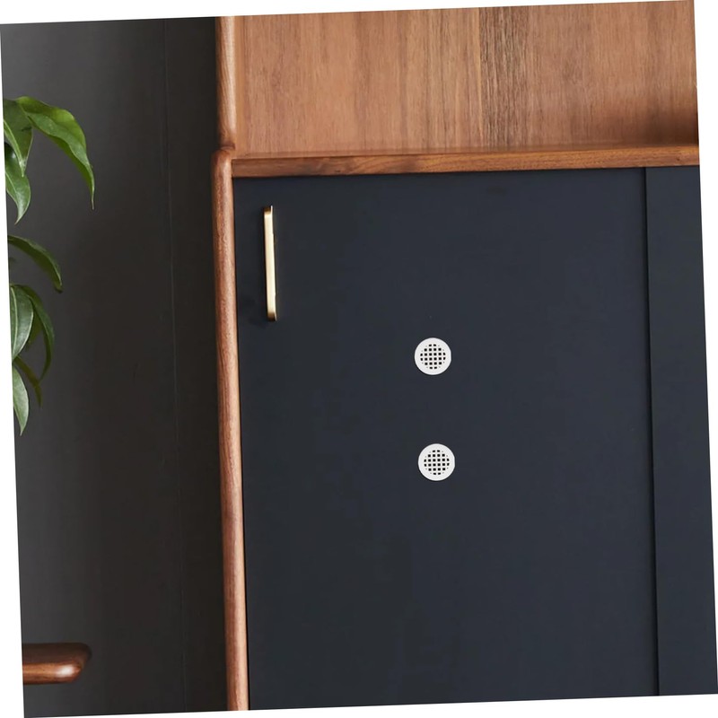 TEHAUX 20pcs Round Air Vent Covers for Closet and Cabinet