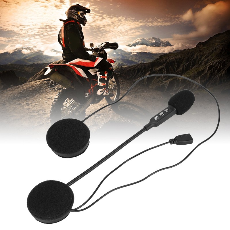 MH06 Motorcycle Helmet Bluetooth Headset Professional Hands Free Waterproof Sports
