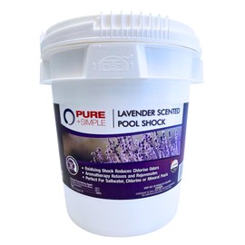 Lavender Scented Pool Shock- Non Chlorine Pool Shock for Above Ground Pools and Inground Pools-Use with Chlorine Tablets, Granules, Or Liquid. Great for Saltwater Pools. Eliminates Chemical Odors
