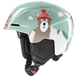 uvex Unisex-Kids, viti ski helmet, jade lama, 51-55 cm