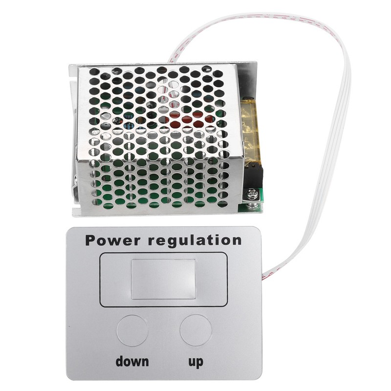 4000W SCR Digital Voltage Regulator Speed Control Dimmer Thermostat AC