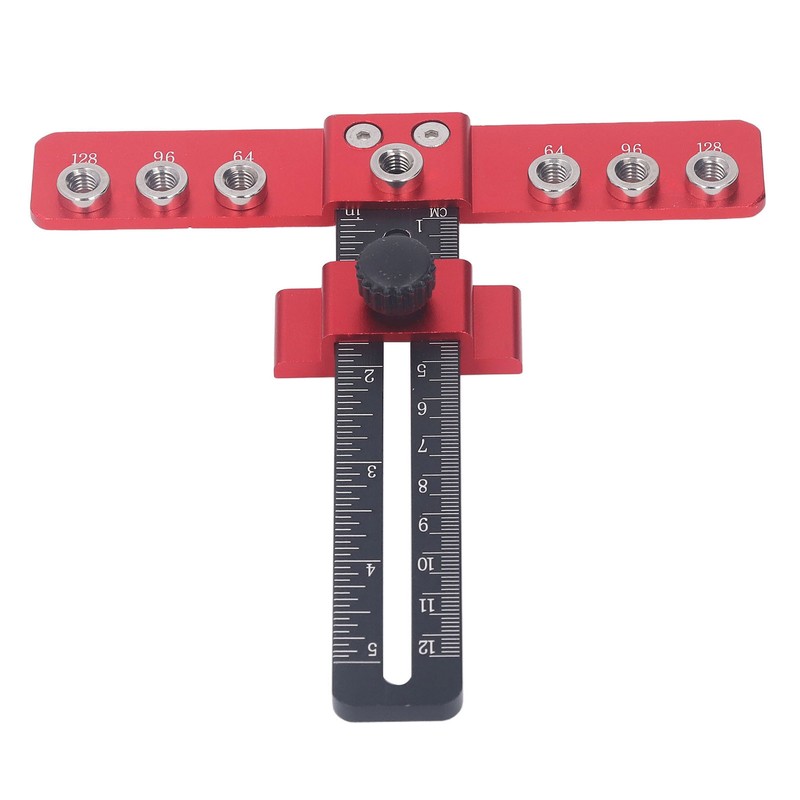 Cabinet Hardware Jig Aluminum Alloy Drawer Pull Drill Guide Adjustable