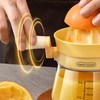 Hand Juicer,Multifunctional Clear Hand Juicer Citrus Squeezer - Small Hand