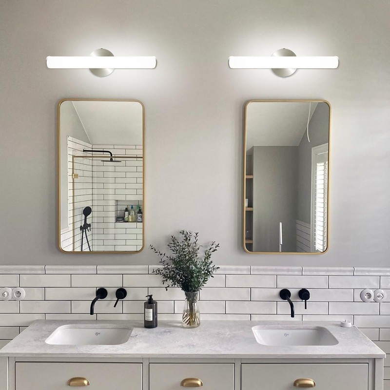 OOWOLF 2 Pack LED Vanity Light Bar for Bathroom, Dimmable