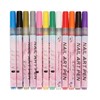 12Pcs 3D Nail Polish Pens 0.5mm Tip Bright Colors Easy