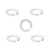 DOETYD 5 Pack E27 to E14 Lampshade Reducer Ring White