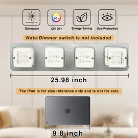 Kwpcvz Ceiling Light Crystal Ceiling Light Fixture Flush Mount Ceiling Light LED Ceiling Light Fixture Bathroom Ceiling Light Hallway Lighting Fixtures Ceiling Flush Mount Light Fixture 26 Inches