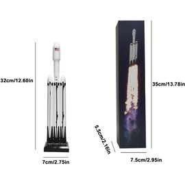 AYGITAL Space X Falcon Heavy 1/233 Diecast Rocket Model