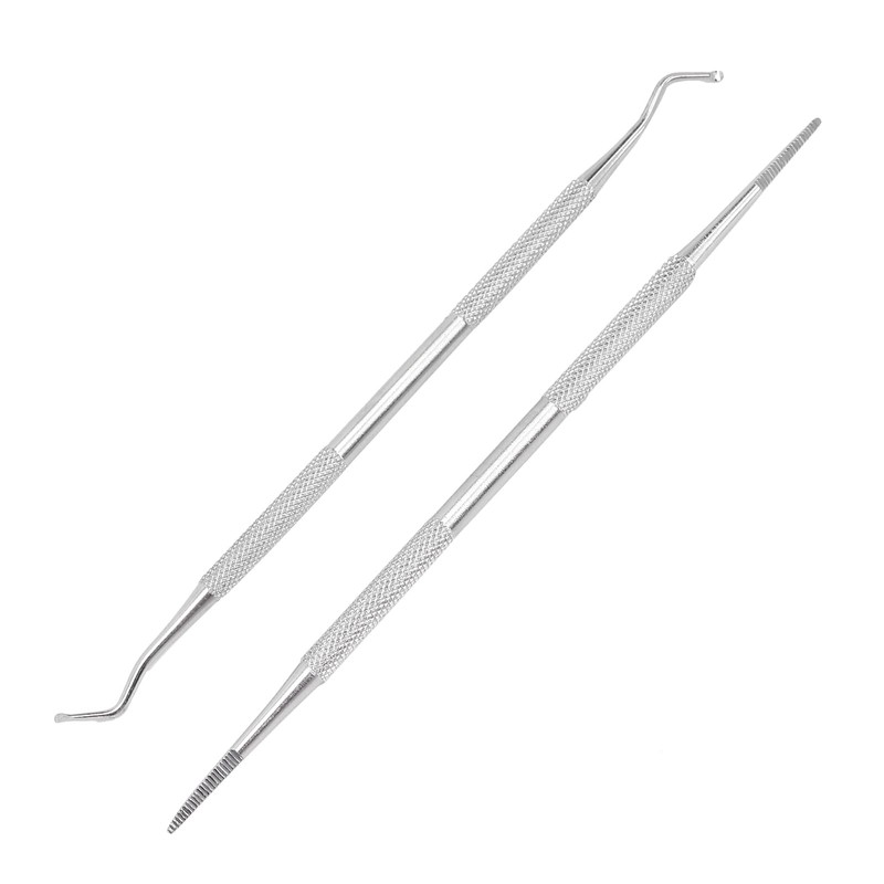 2 Piezas de Herramientas de Limpieza de Uñas de los
