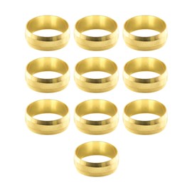 15mm Compression Brass Olives - Pack of 10 (15MM)