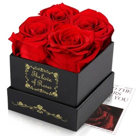 Eternal Rose Box, Birthday Gifts for Women, Gifts for Mother/Girlfriend/Wife/Grandma, Birthday, Valentine's Day, Christmas