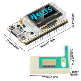 2-Pack LoRa V3 ESP32 Lora with Case,ESP32 LX7 Dual-core 0.96 inch Blue OLED Blue-Tooth,Type C WI-FI Kit 32 Module CP2012 IOT Development Board 863 MHZ-928 MHz