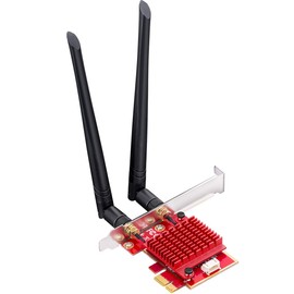 Cudy AX5400 Tri-Band Wi-Fi 6 Wi-Fi/Bluetooth® Adapter PCIe 5400Mbps